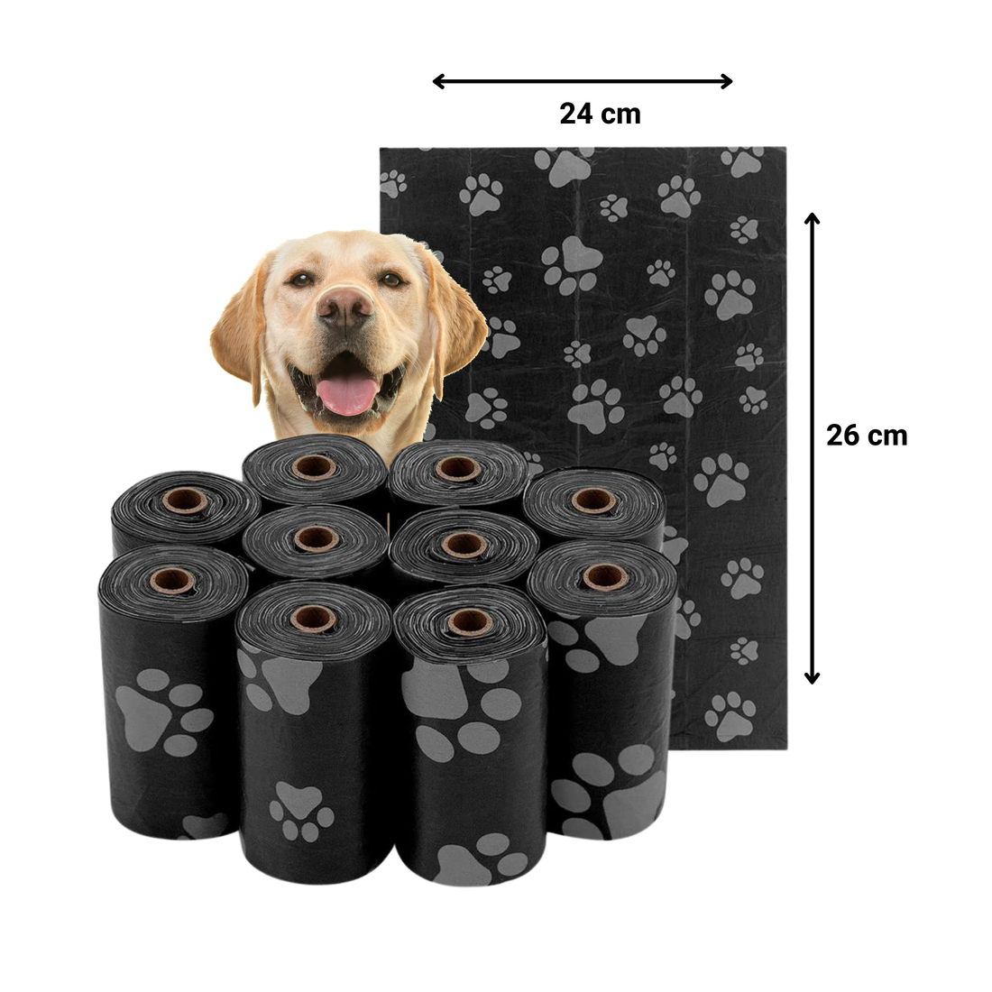 Eco-Friendly Dog Poop Bags - 50 Rolls (750 Bags)